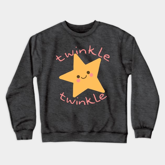 Twinkle Twinkle Little Star Crewneck Sweatshirt by Slightly Unhinged
